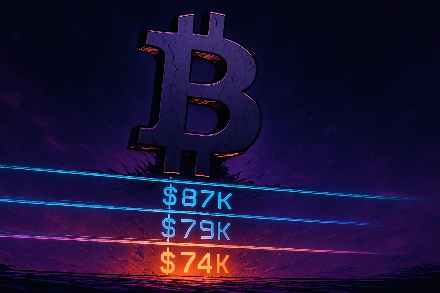 CryptoQuant：比特幣須守住8.7萬美元「牛熊分叉口」，7.4萬鎂是崩潰最後防線